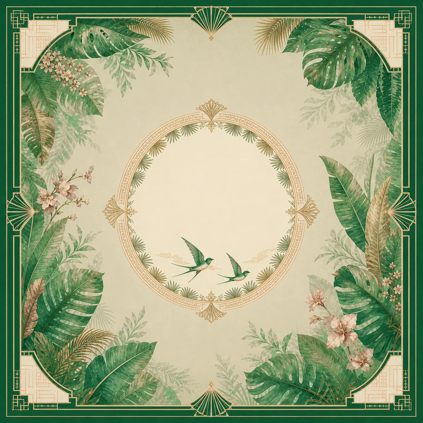Garden Green Conservatory - 17.7oz Leatherette