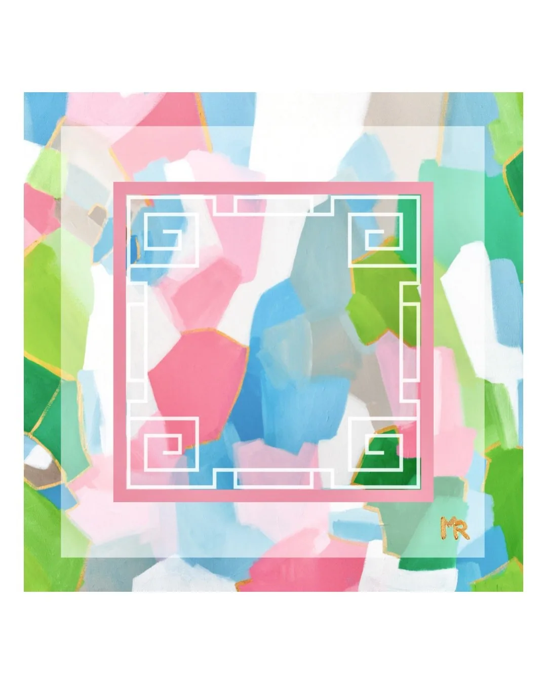 Florals For Spring - Mahjong Mat