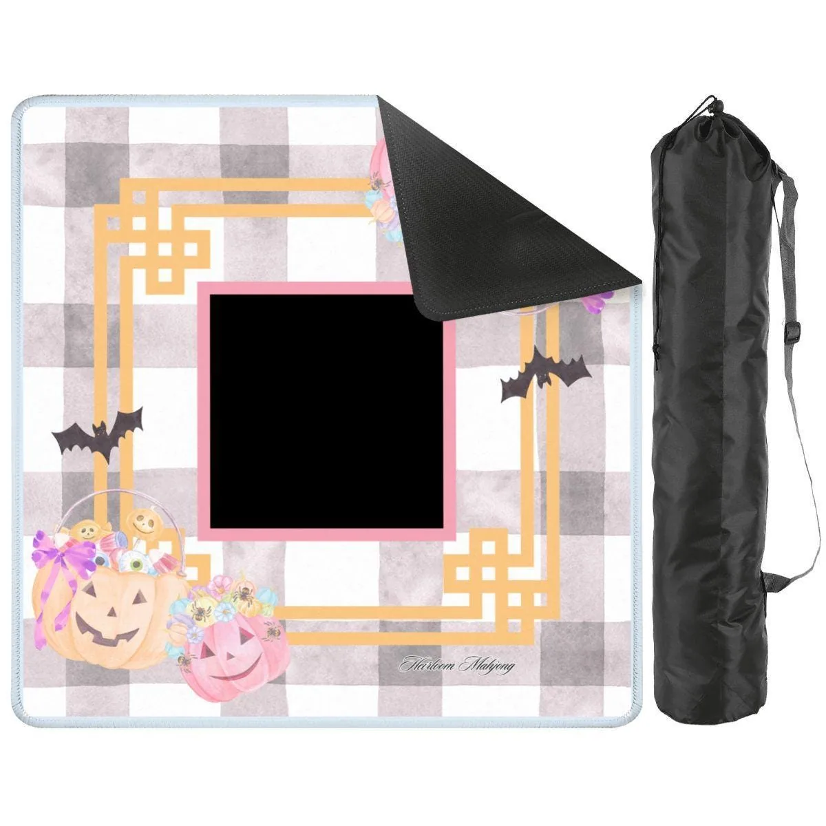 Preppy Candy Pumpkin Mahjong Mat