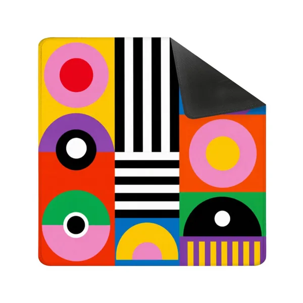 Bold Pop Art Square Mahjong Mat