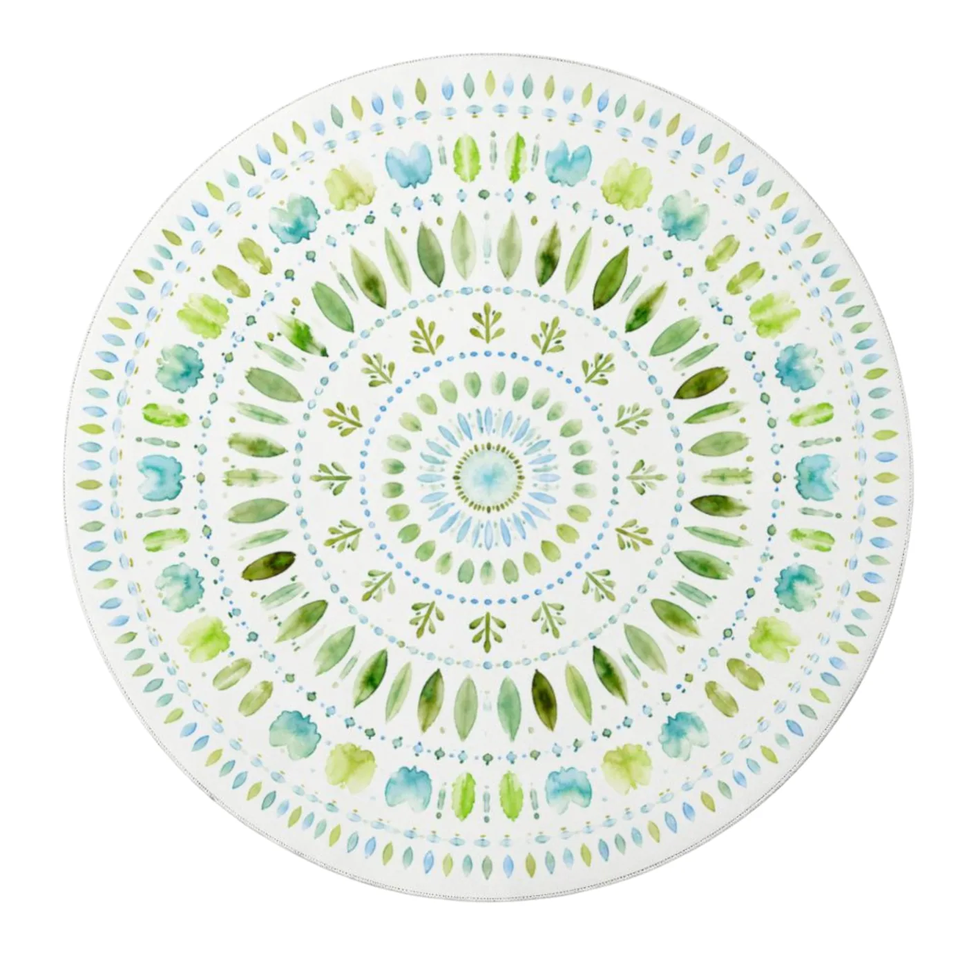 Botanical Garden Round Mahjong Mat