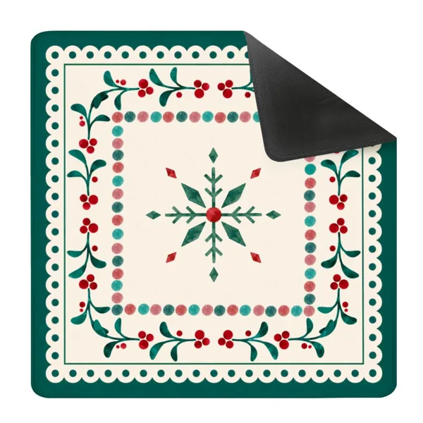 Christmas Holly Mahjong Mat