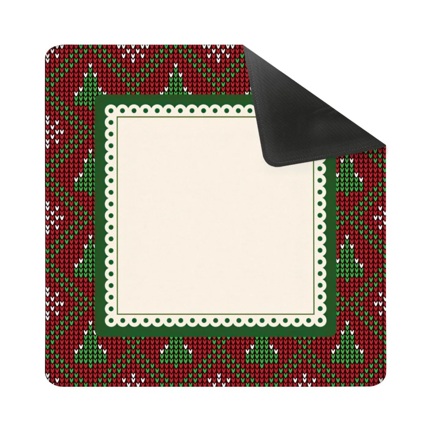 Christmas Knit Mahjong Mat