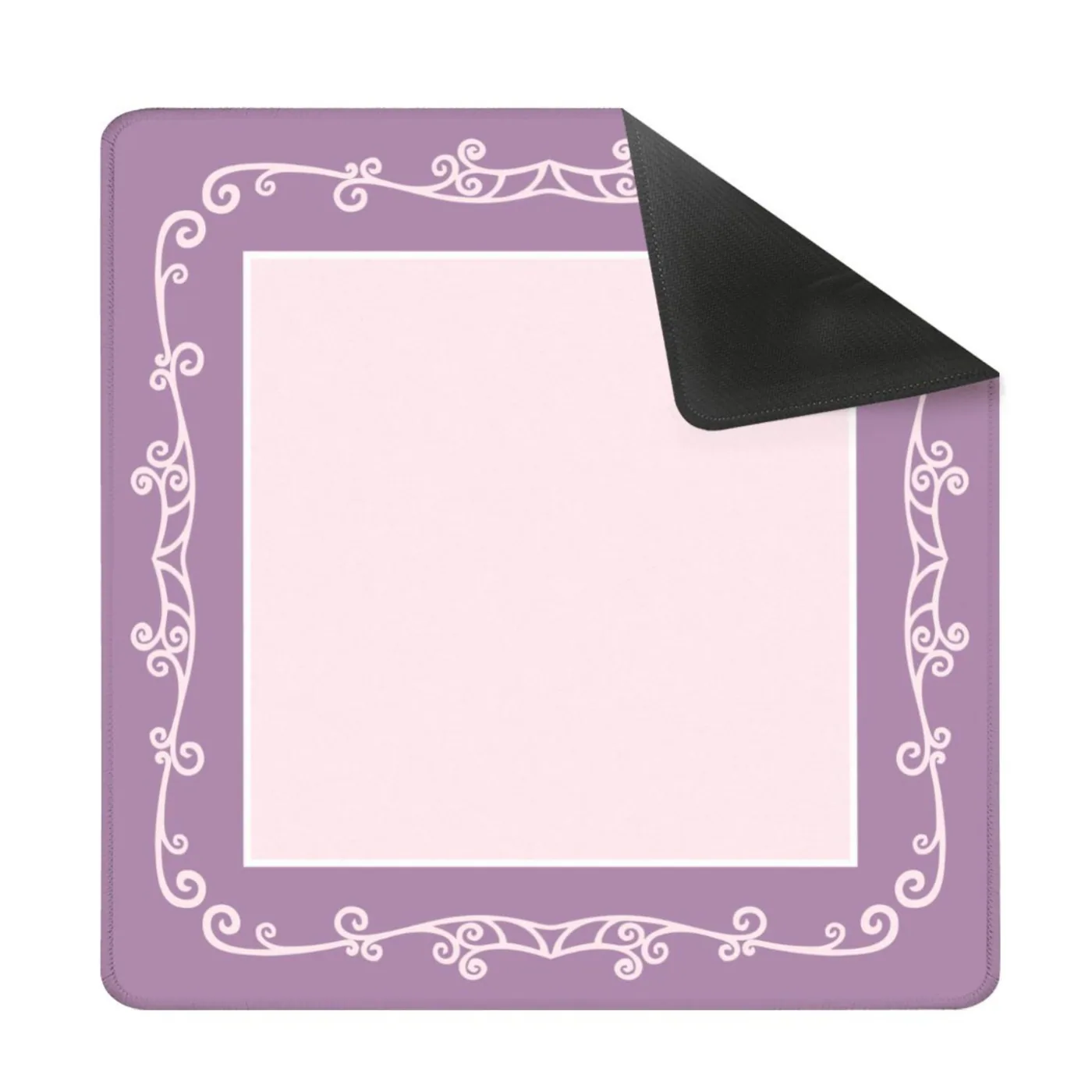 Minimalist Lavender Scroll Mahjong Mat