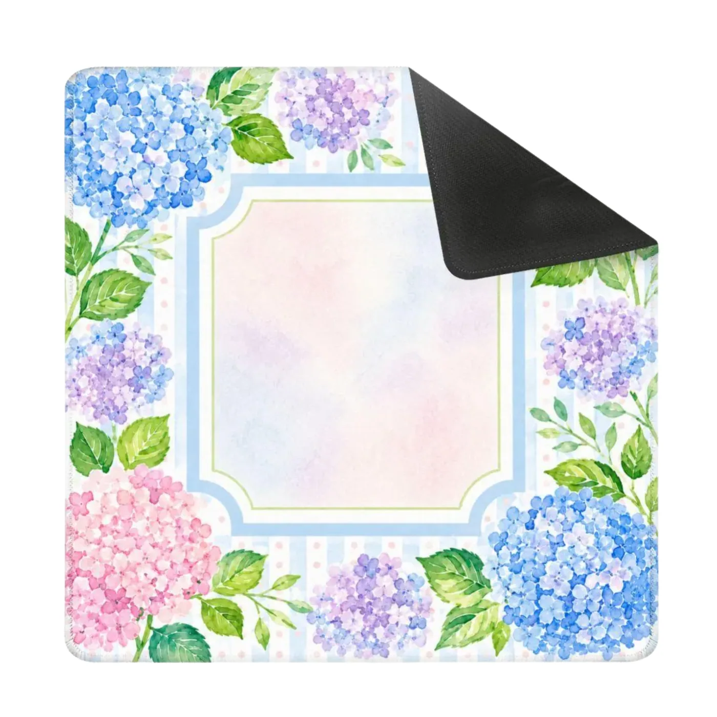 Pastel Hydrangea Mahjong Mat