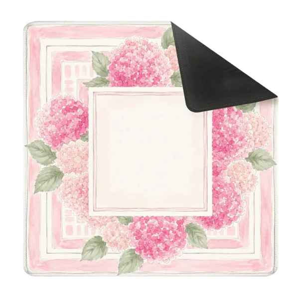 Pink Hydrangea Mahjong Mat