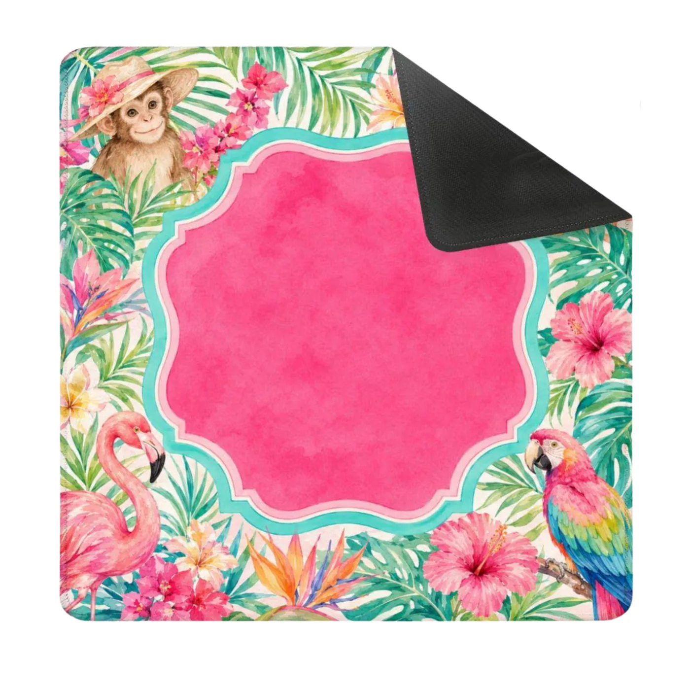 Tropical Palm Beach Mahjong Mat