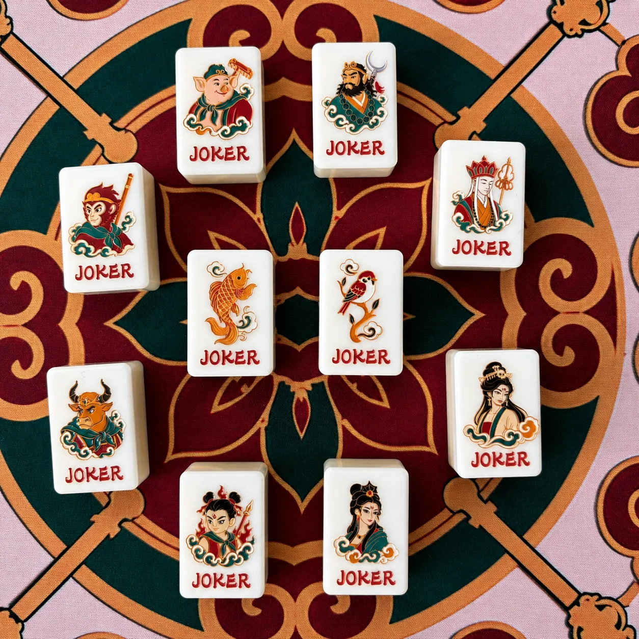 Journey to The West Collection Mahjong Tiles