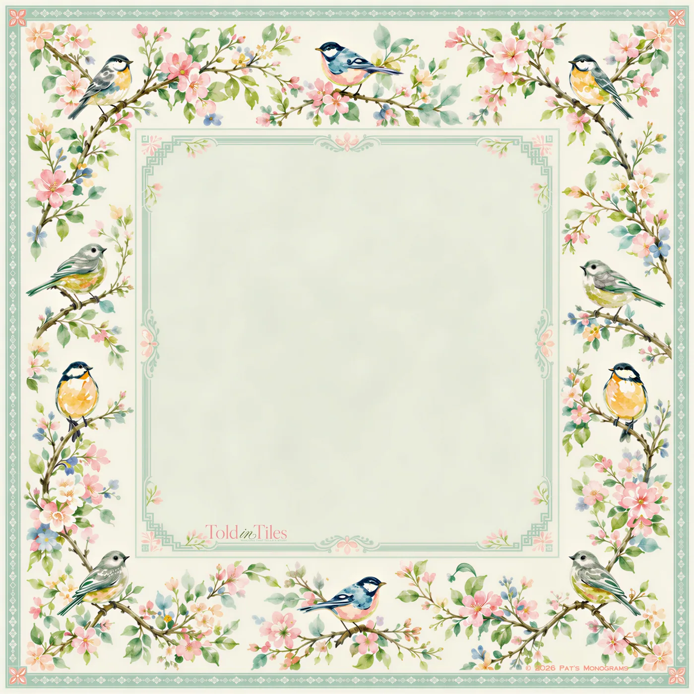 Garden Canopy — Mahjong Mat