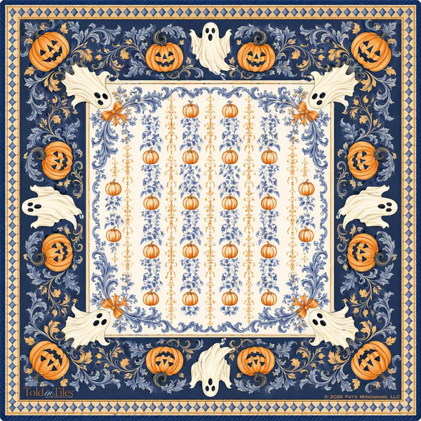 Trick or Tiles Halloween Mahjong Mat