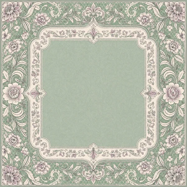 Garden Lattice — Sage and Lavender Mahjong Mat
