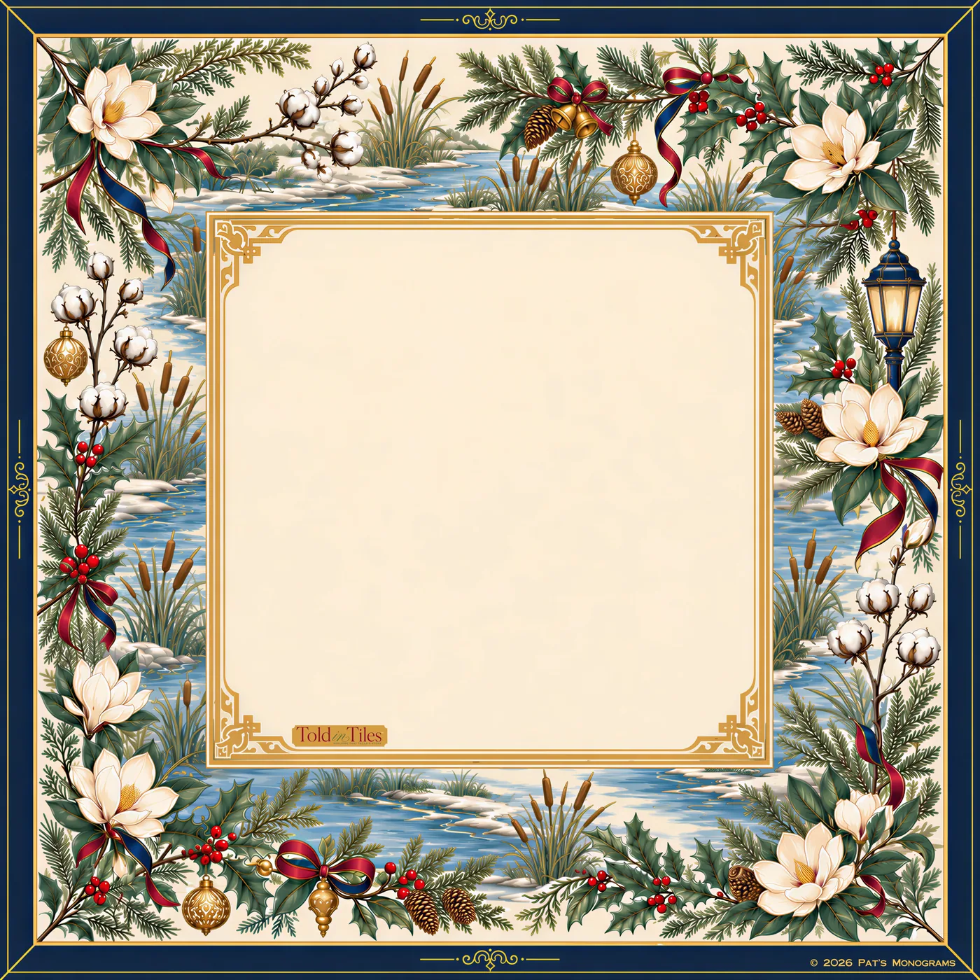 A Mahjestic Christmas — Limited Edition Holiday Mahjong Mat