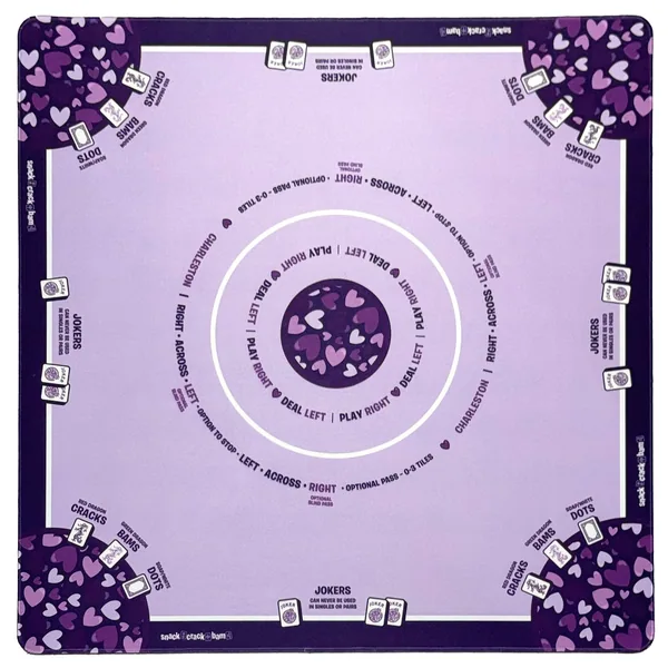 Auntie Marla's Hearts Game Mat