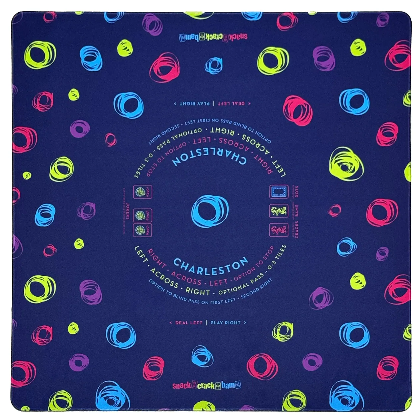 Navy Day-Glo Game Mat