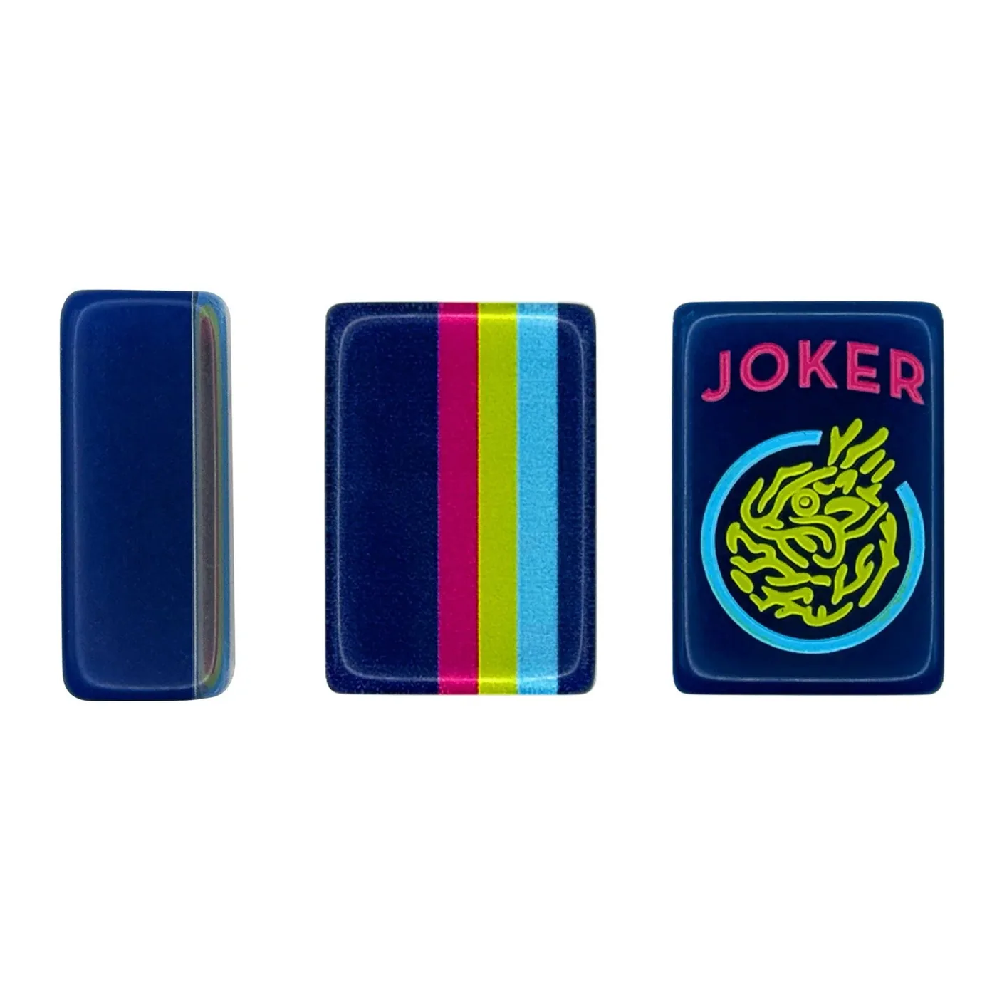 Navy Stripe Tile Set
