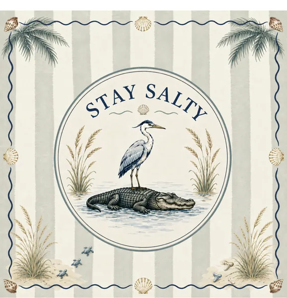 Salty Tiles Signature Mahjong Mat