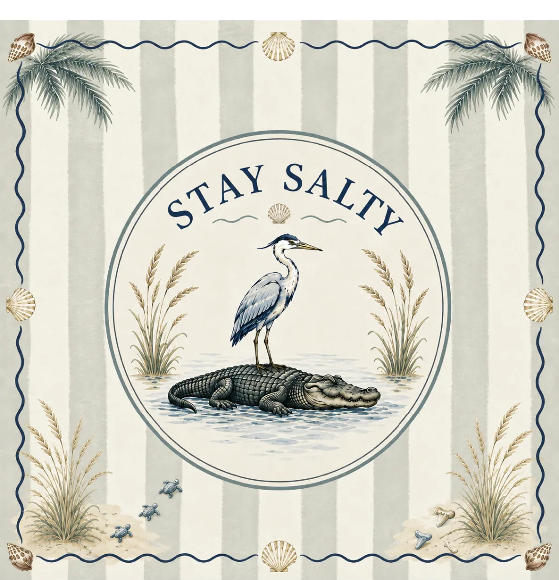 Salty Tiles Signature Mahjong Mat