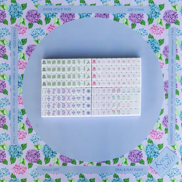 Classic Purple Pastel Mahjong Mat