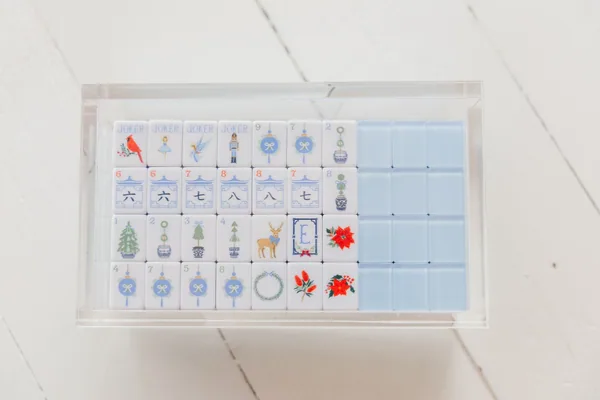 Chinoiserie Cheer Mahjong Tile Set